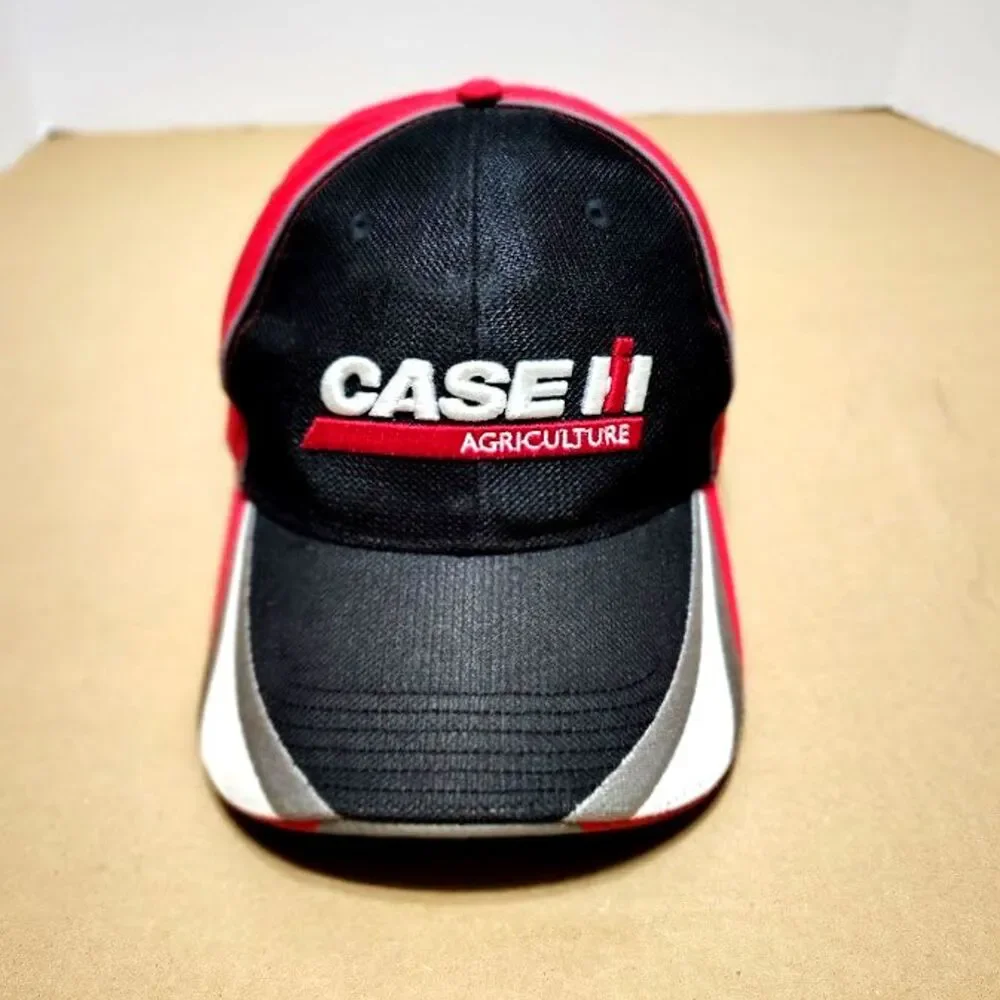 Case IH Agriculture Red & Black CNH Cap Embroidered Hat 840 Max Moisture Wicking
